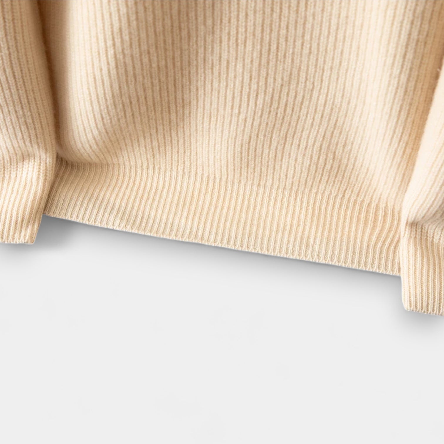 Norrskenberg | Herr Classic Merinoulltröja - Ribbade Raglanärmar