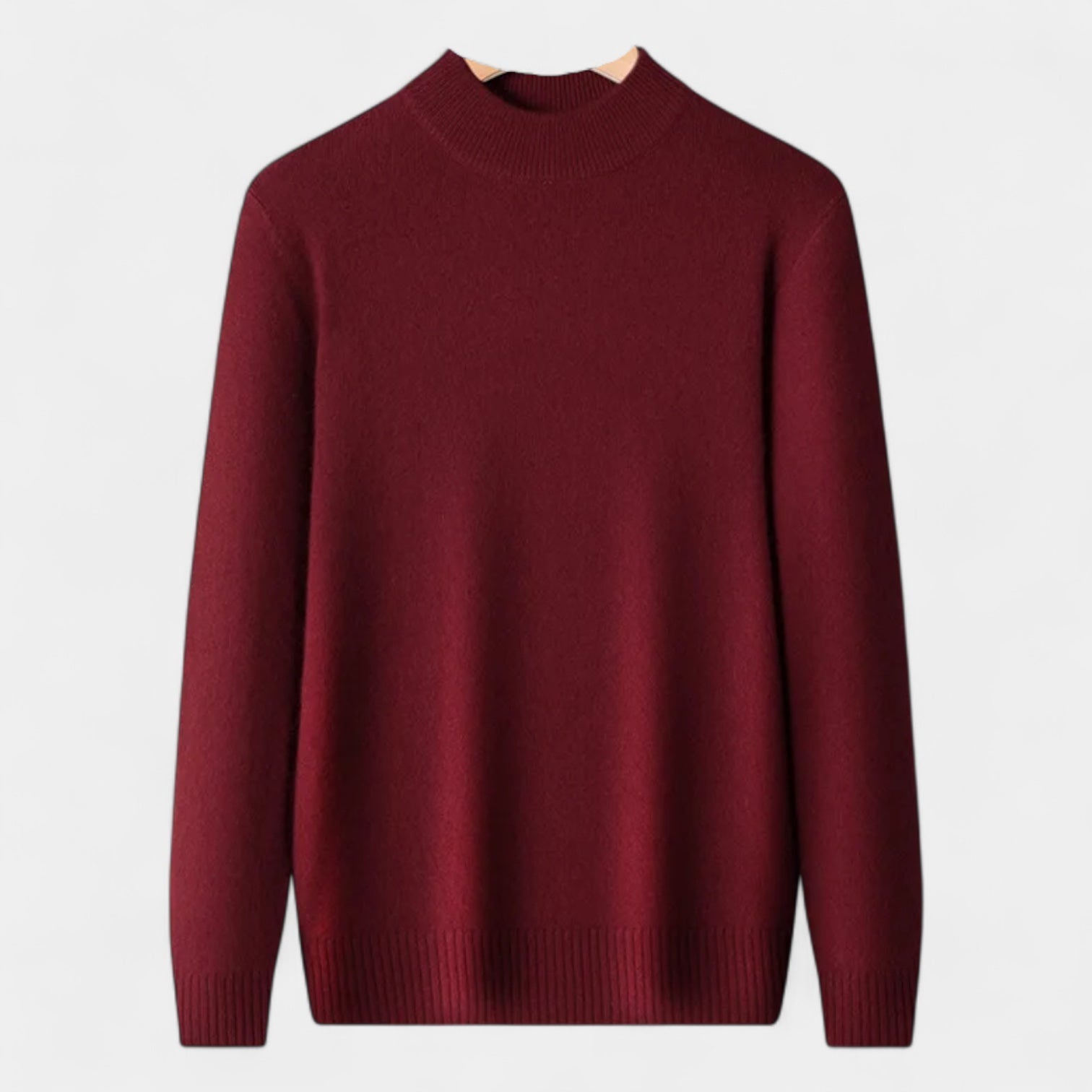Norrskenberg | Herr Tröja med Halvhög Turtleneck - Merino