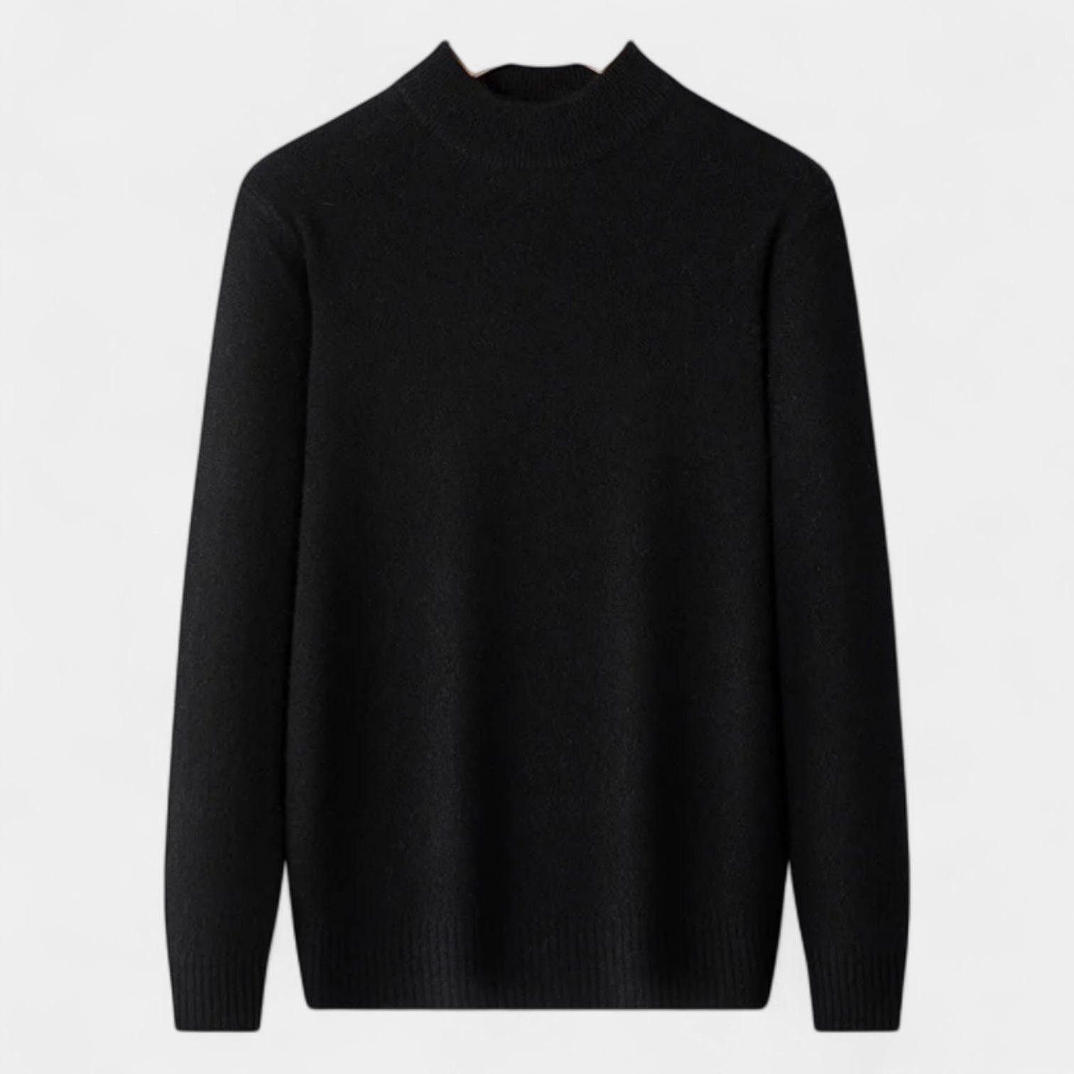 Norrskenberg | Herr Tröja med Halvhög Turtleneck - Merino