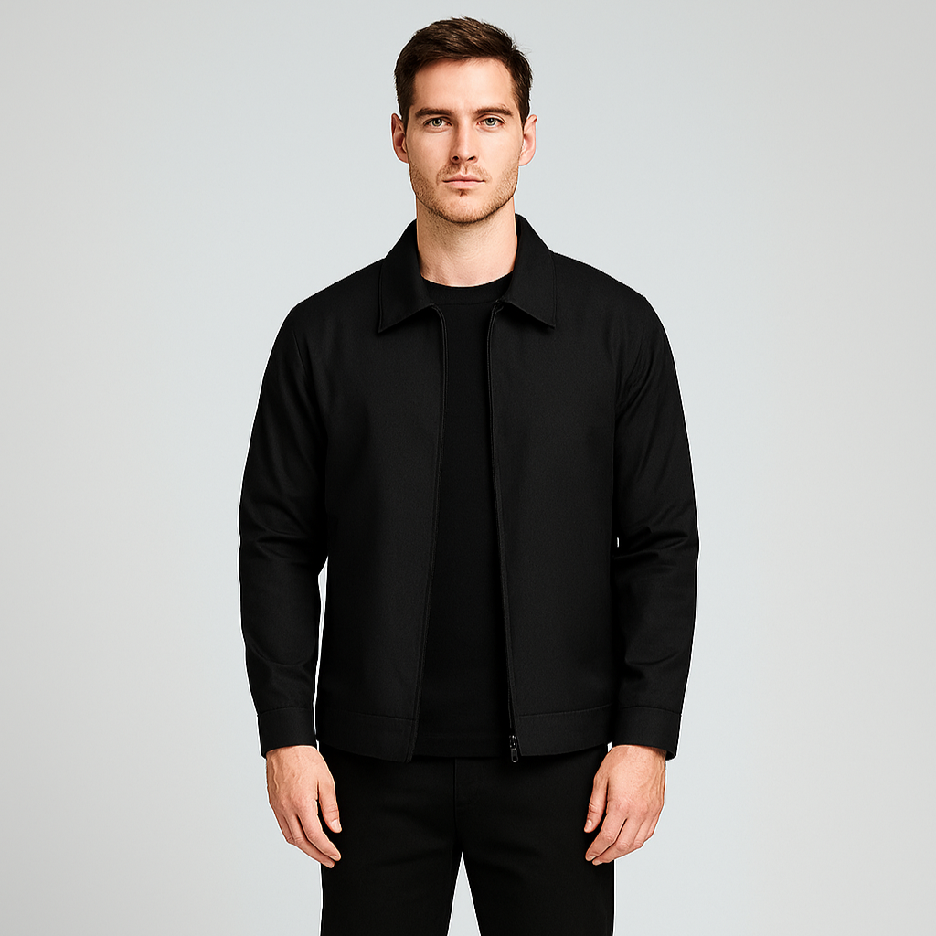 Norrskenberg | Premium Herr Business‑Fit Kavaj med Knäppning