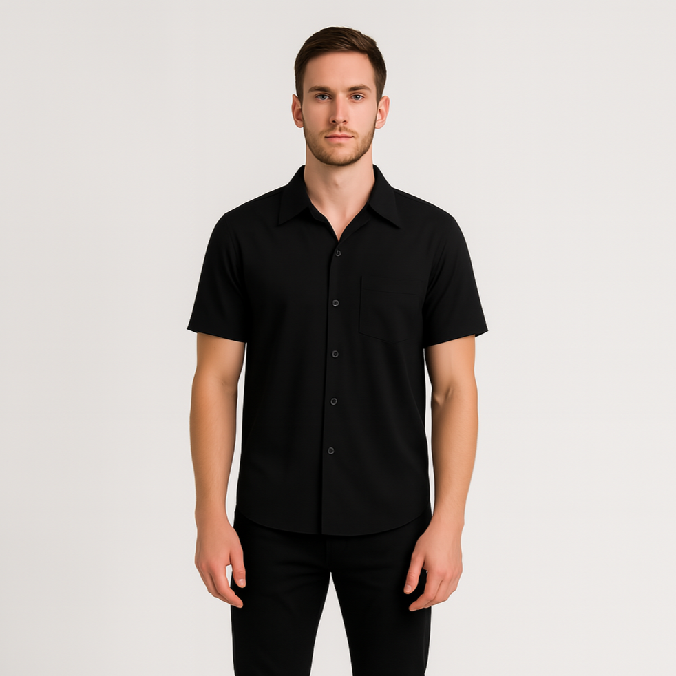 Norrskenberg | Herr Slim Fit Kortärmad Piké Lätt Sommarpolo