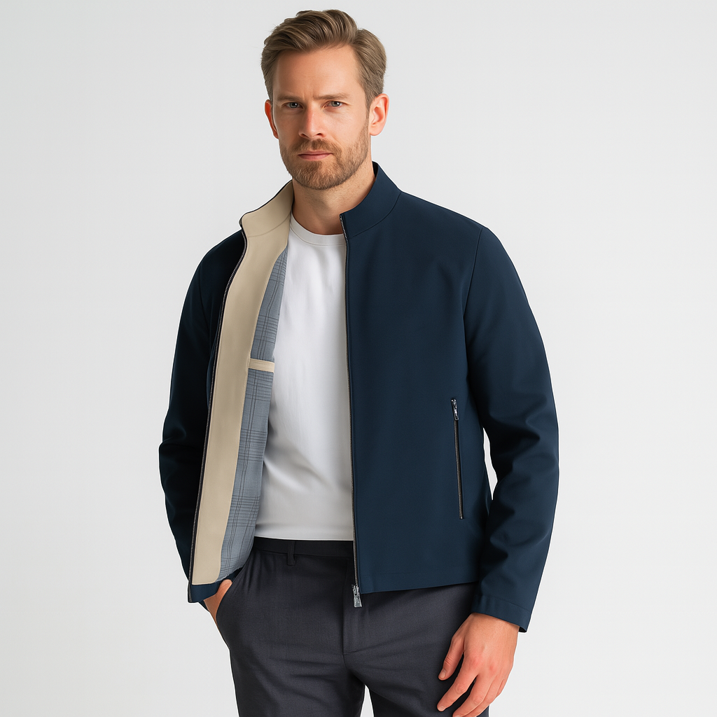 Norrskenberg | Vindjacka för Män - Lätt vattentät Bomberjacka