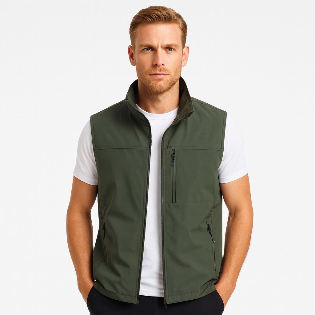 Norrskenberg | Herr Softshell Outdoor Bodywarmer - Vindjacka