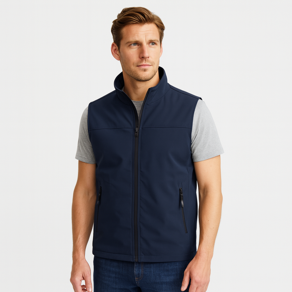 Norrskenberg | Herr Softshell Outdoor Bodywarmer - Vindjacka