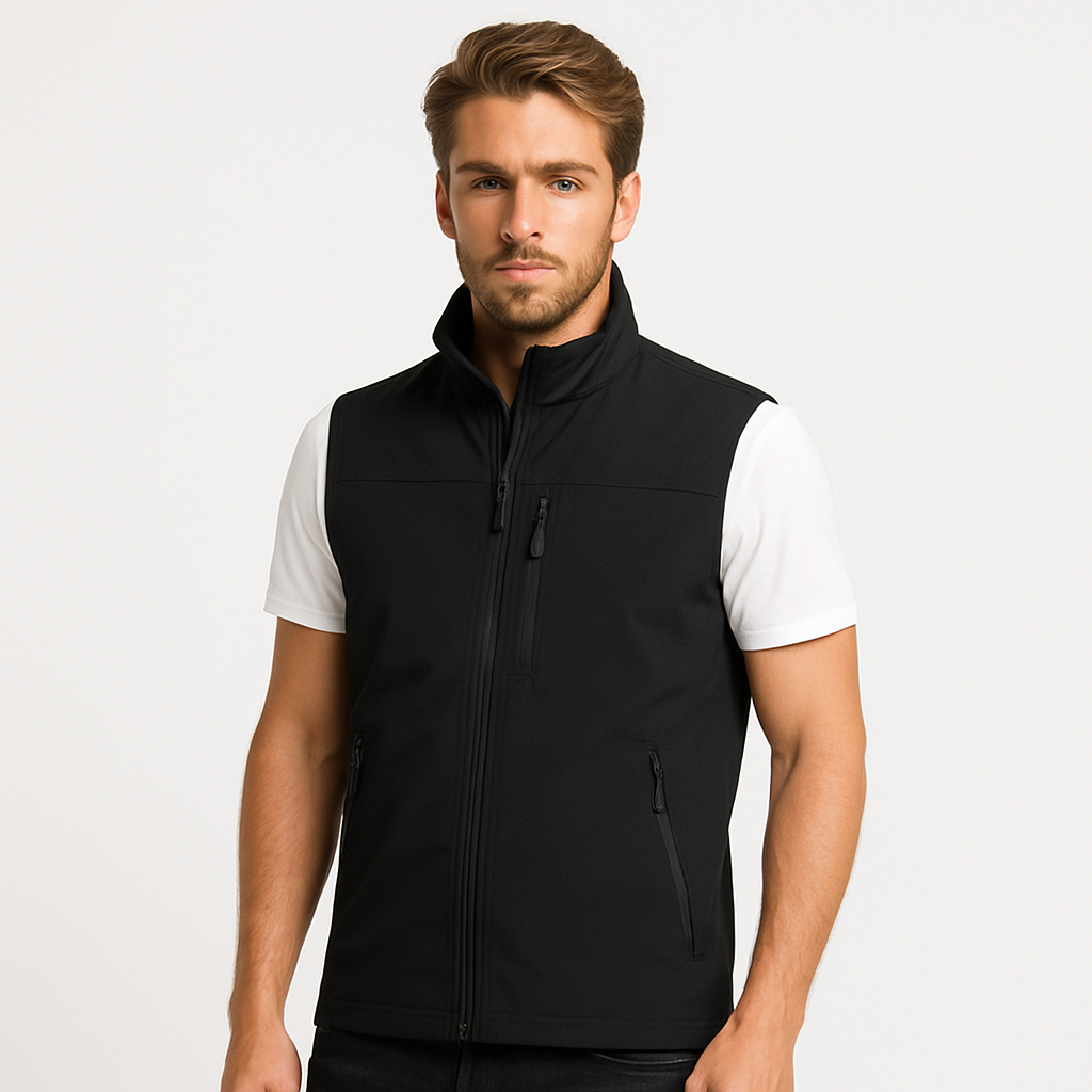 Norrskenberg | Herr Softshell Outdoor Bodywarmer - Vindjacka