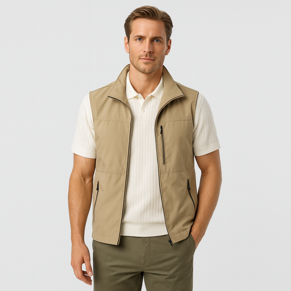 Norrskenberg | Herr Softshell Outdoor Bodywarmer - Vindjacka