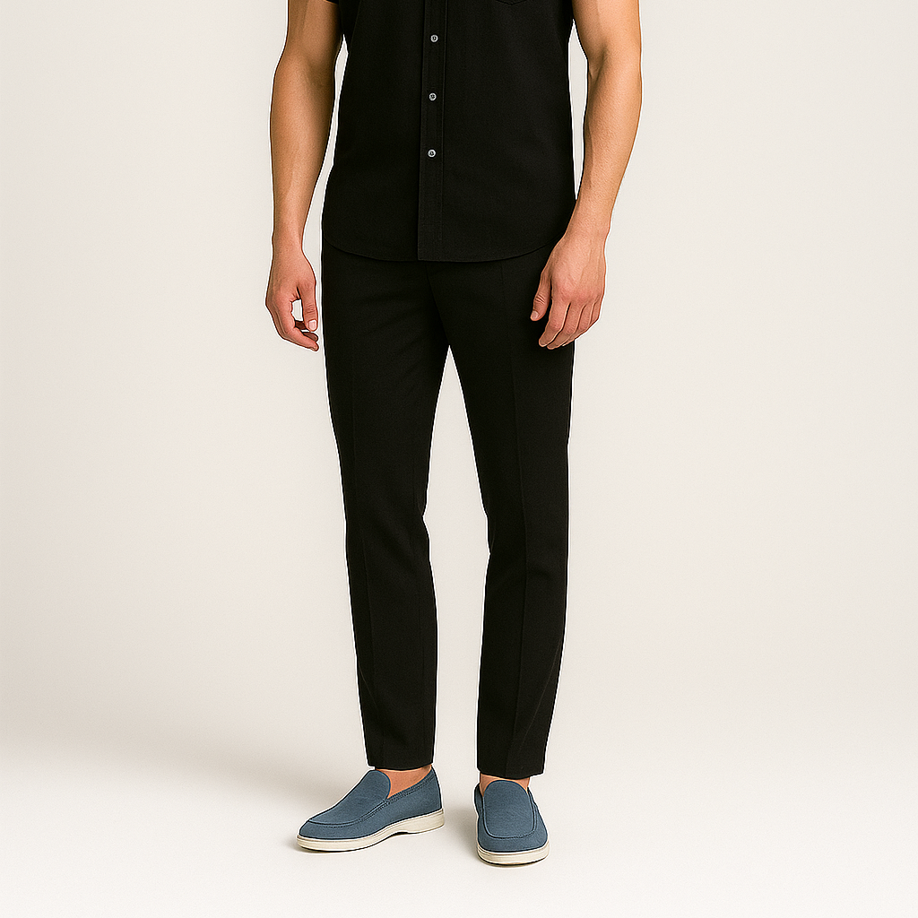 Norrskenberg | Herrbyxor i linne - Lätta och luftiga sommarbyxor