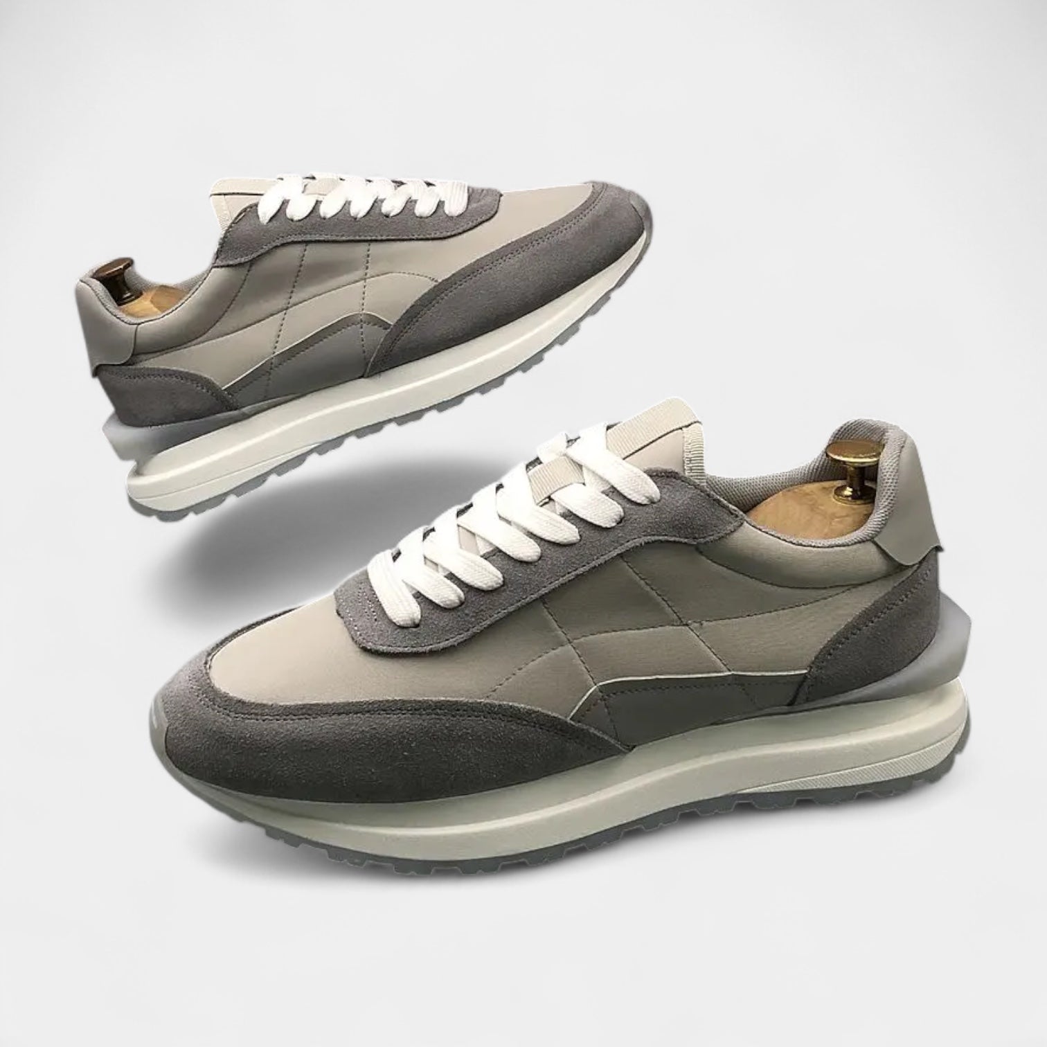 Norrskenberg | Herr Casual Sneakers – Suede & Mesh