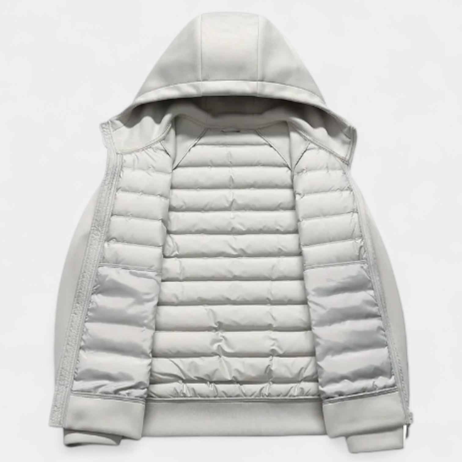 Norrskenberg | Dunjacka Lätt - Softshell Puffer med Huva