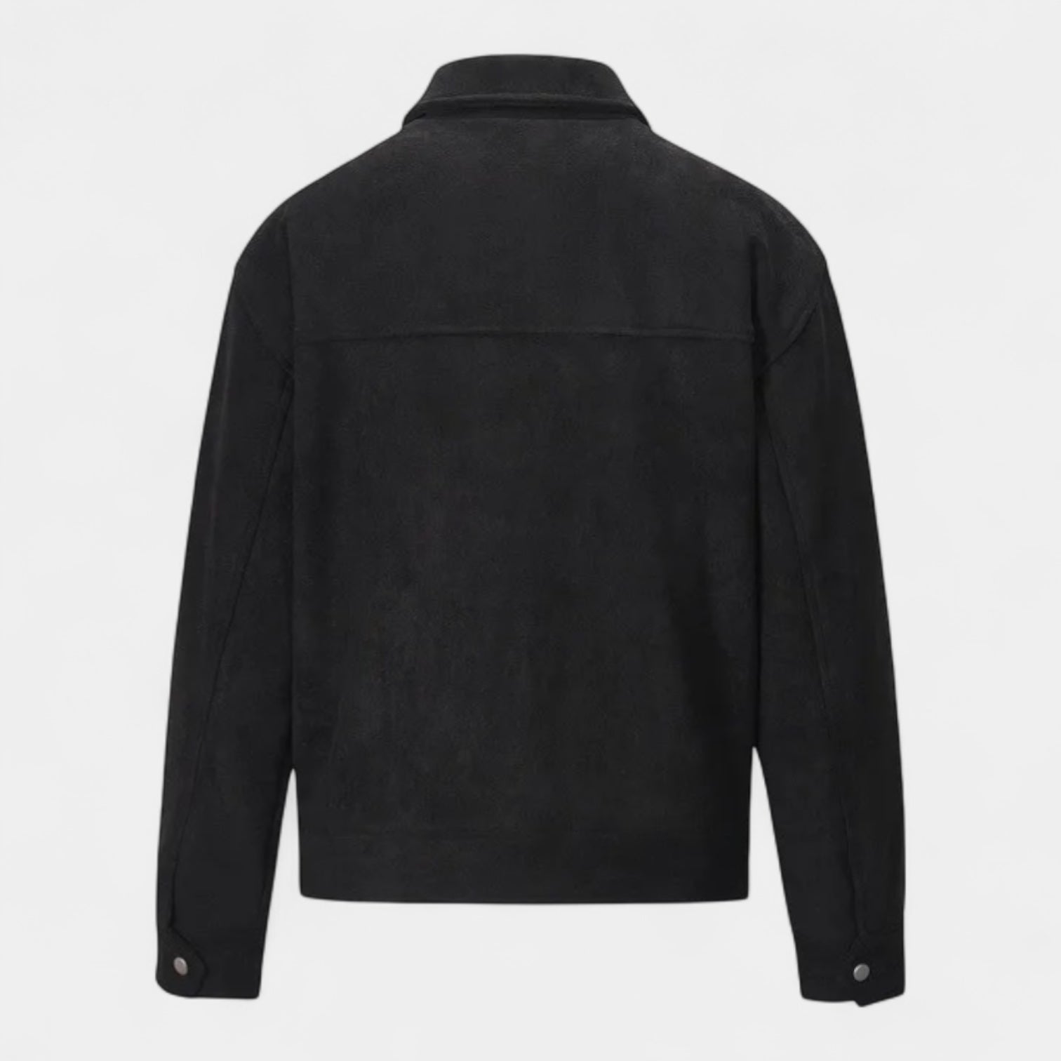 Norrskenberg | Casual Herrjacka i Fuskmocka - Dubbla Dragkedjor