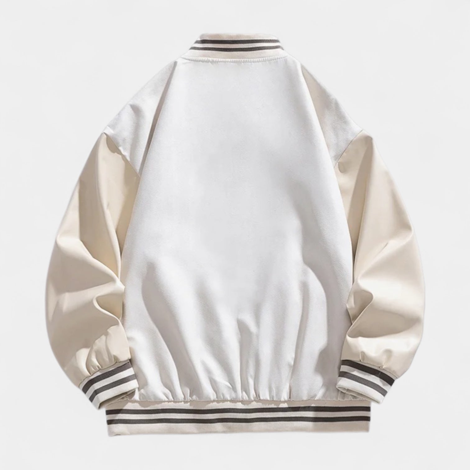 Norrskenberg | Collegejacka med Läderärmar - Baseball Jacka