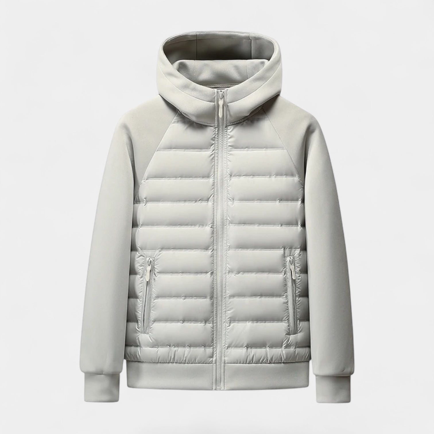 Norrskenberg | Dunjacka Lätt - Softshell Puffer med Huva