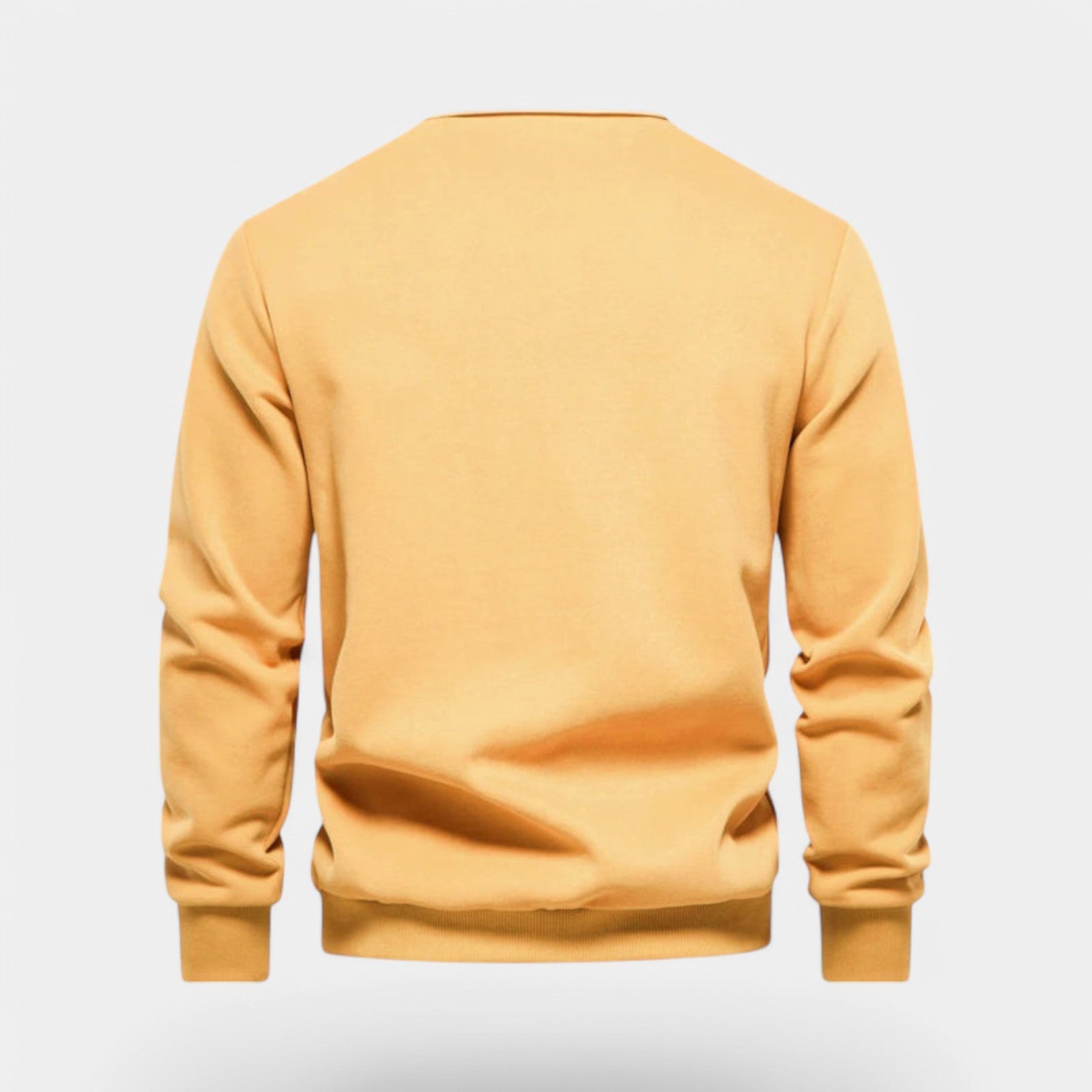 Norrskenberg | Herr Polo‑sweatshirt med Dresskrage – Bomullspullover