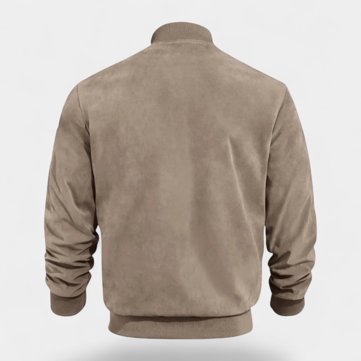 Norrskenberg | Bomberjacka för män - Mjuk fuskmocka