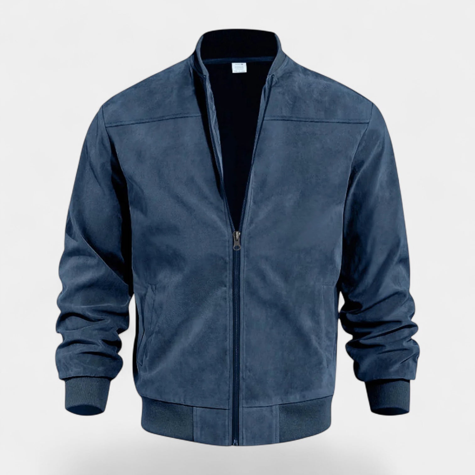 Norrskenberg | Bomberjacka för män - Mjuk fuskmocka