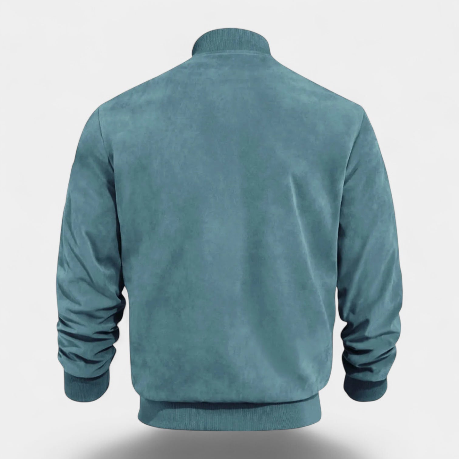 Norrskenberg | Bomberjacka för män - Mjuk fuskmocka