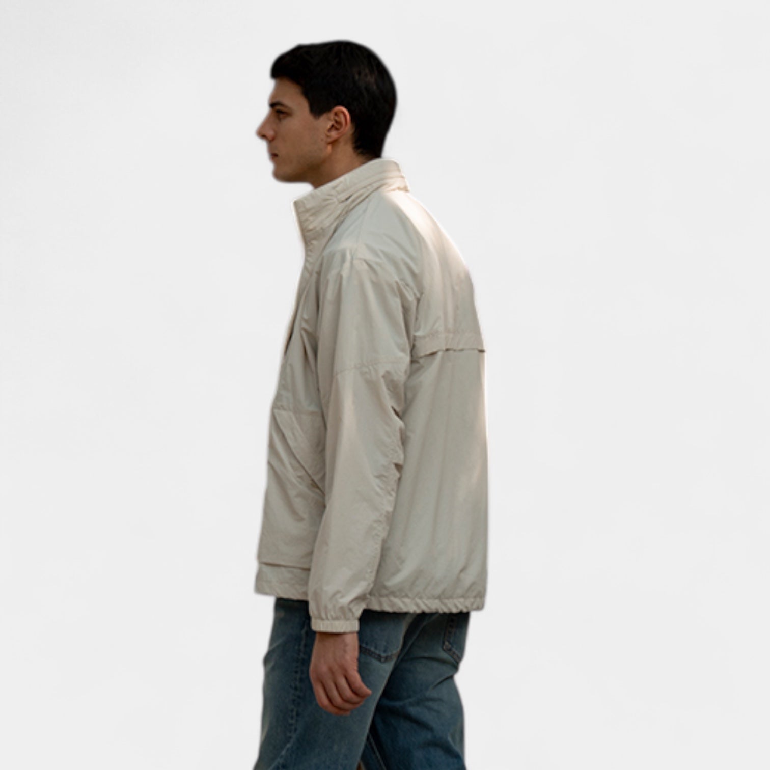 Norrskenberg | Herr Vindjacka med Infälld Huva - Lätt & Vattenavvisande