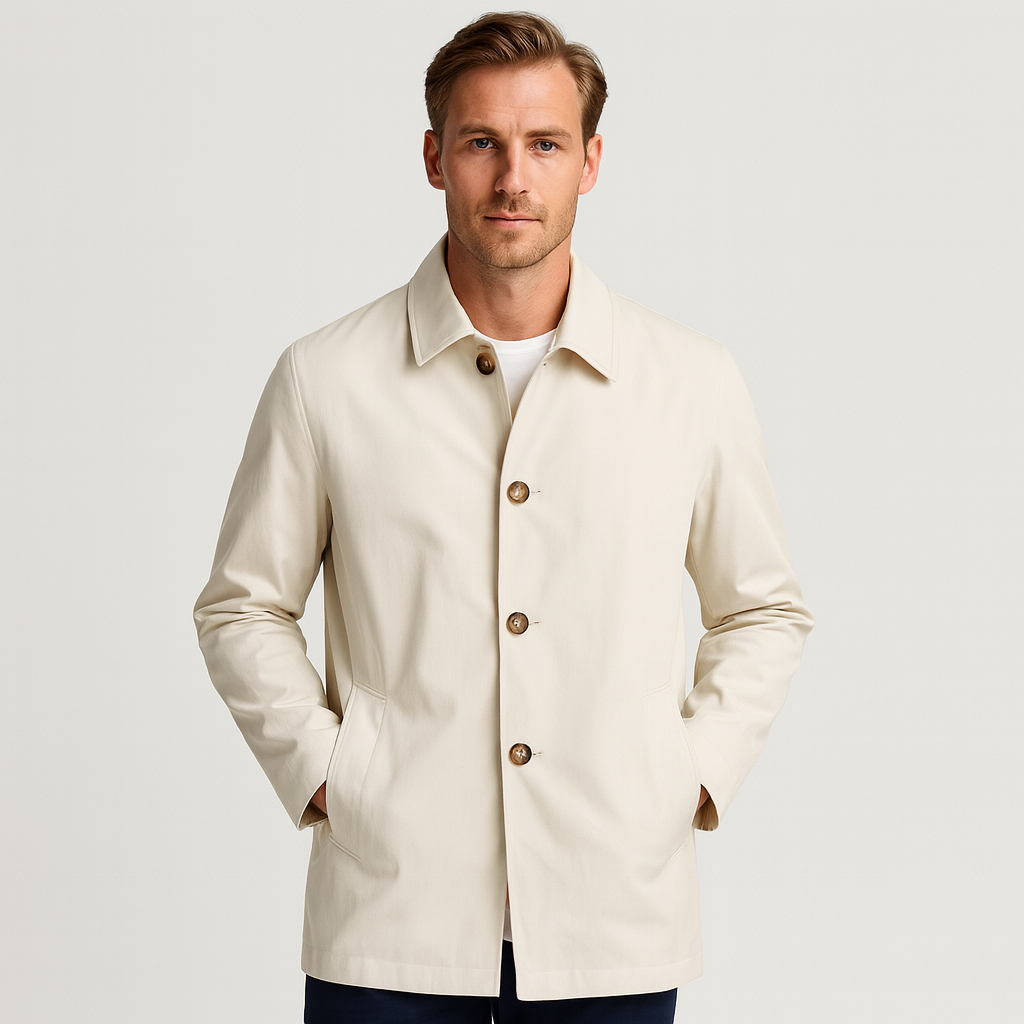 Norrskenberg | Herr Regnkappa i Trench-stil, Vattentät