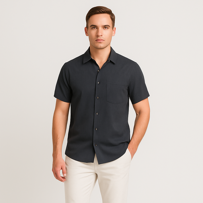 Norrskenberg | Herr Slim Fit Kortärmad Piké Lätt Sommarpolo