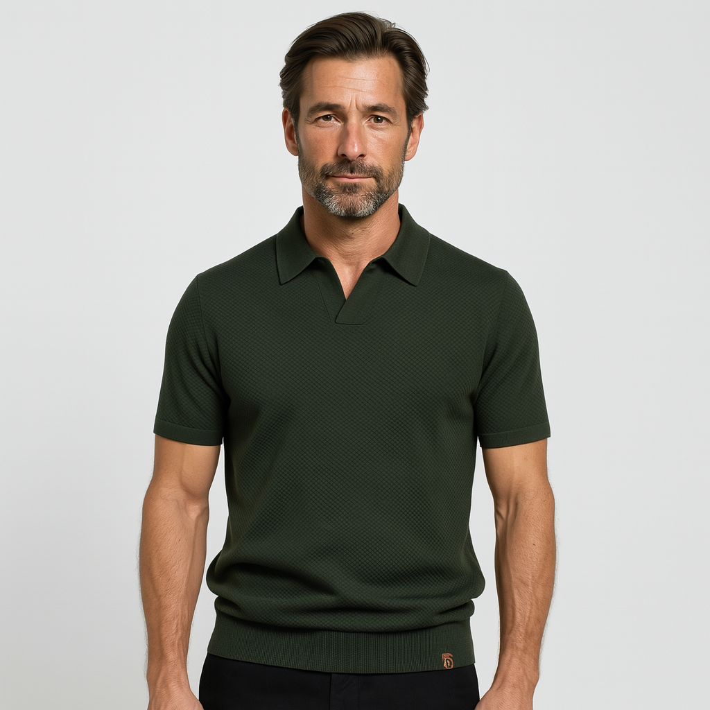 Norrskenberg | Business Pikétröja Polo för Herr - Slim Fit T-Shirt