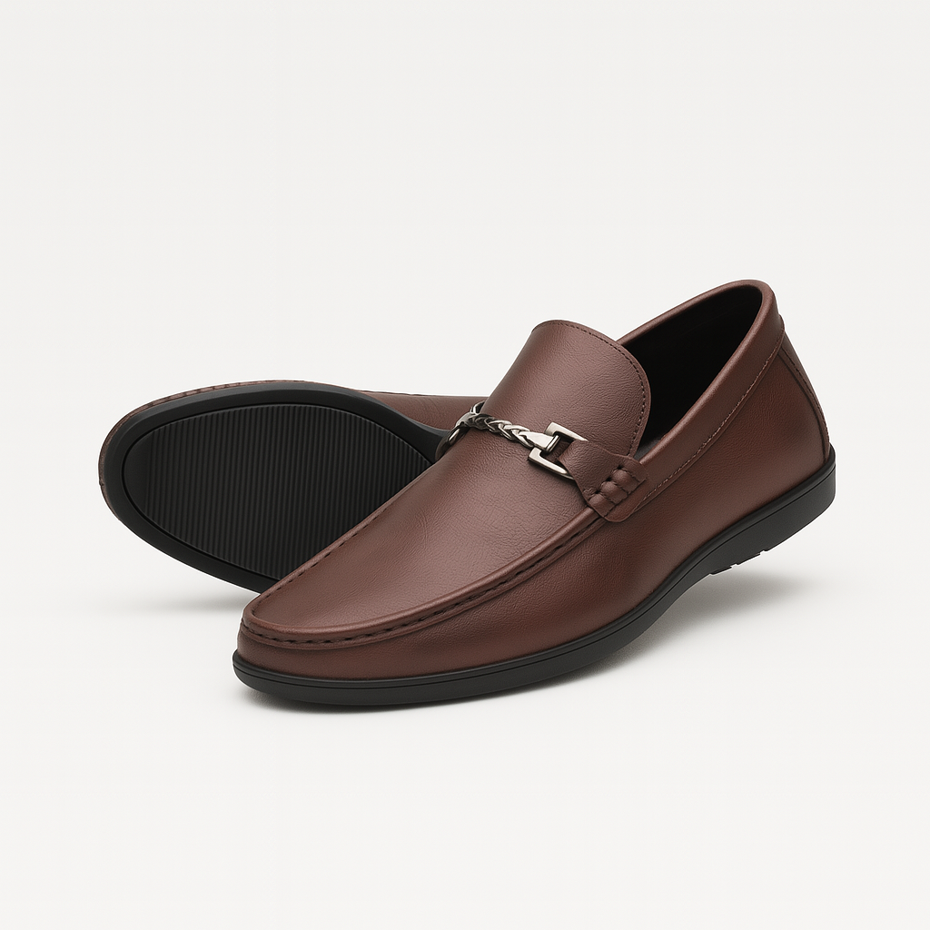 Norrskenberg | Business Loafers i läder för Män - Slip On Bröllopsskor