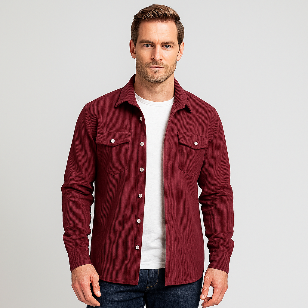 Norrskenberg | Herr Corduroy Overshirt - Jacka