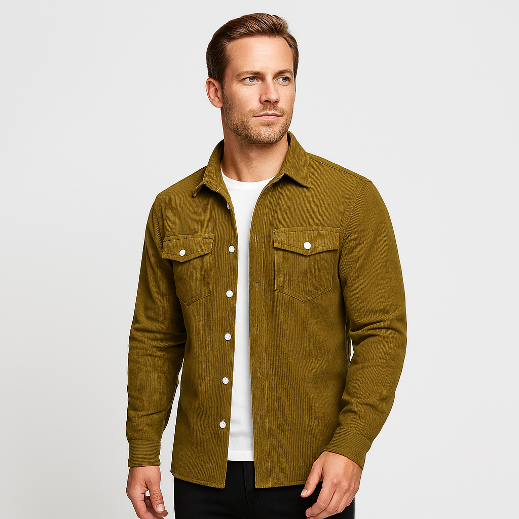 Norrskenberg | Herr Corduroy Overshirt - Jacka