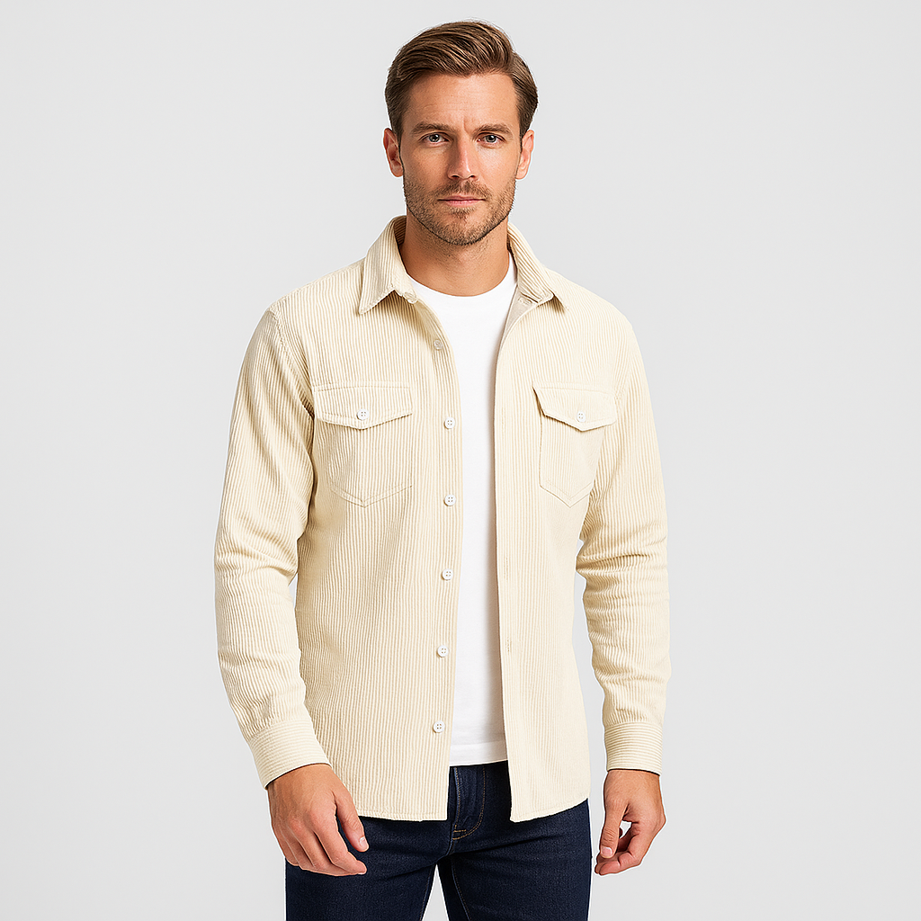 Norrskenberg | Herr Corduroy Overshirt - Jacka
