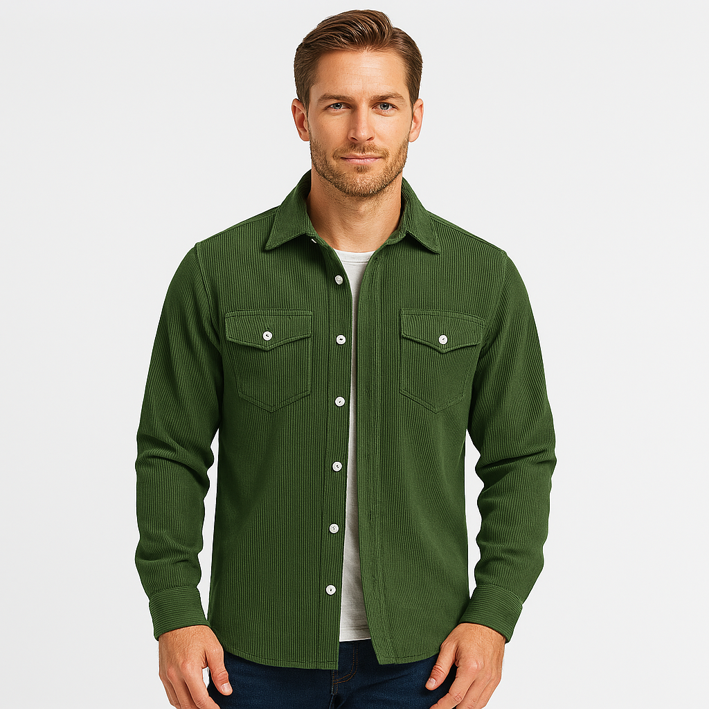 Norrskenberg | Herr Corduroy Overshirt - Jacka