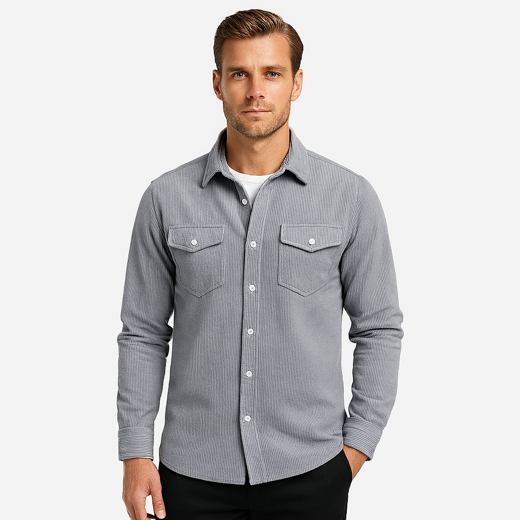 Norrskenberg | Herr Corduroy Overshirt - Jacka