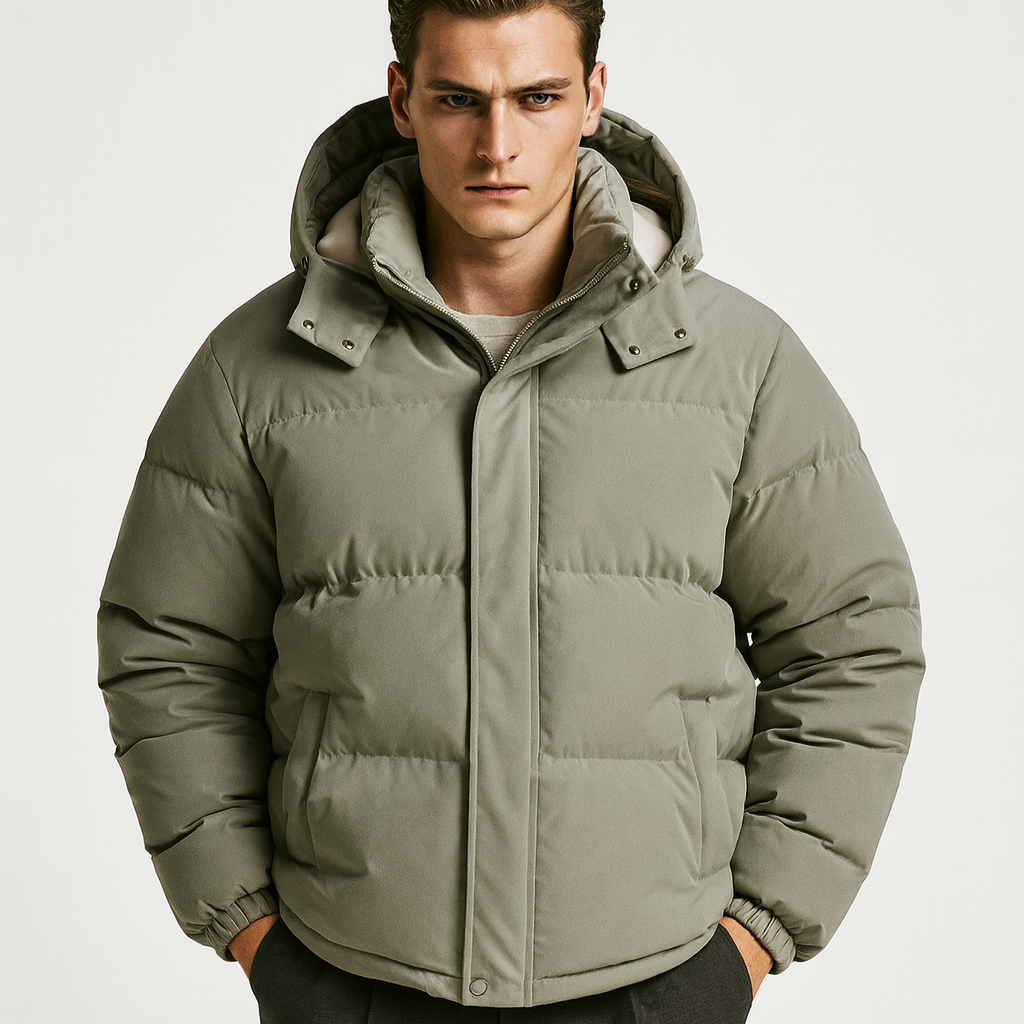 Norrskenberg | Herr Dunjacka – Vinterparkas med Vaddering & Isolering