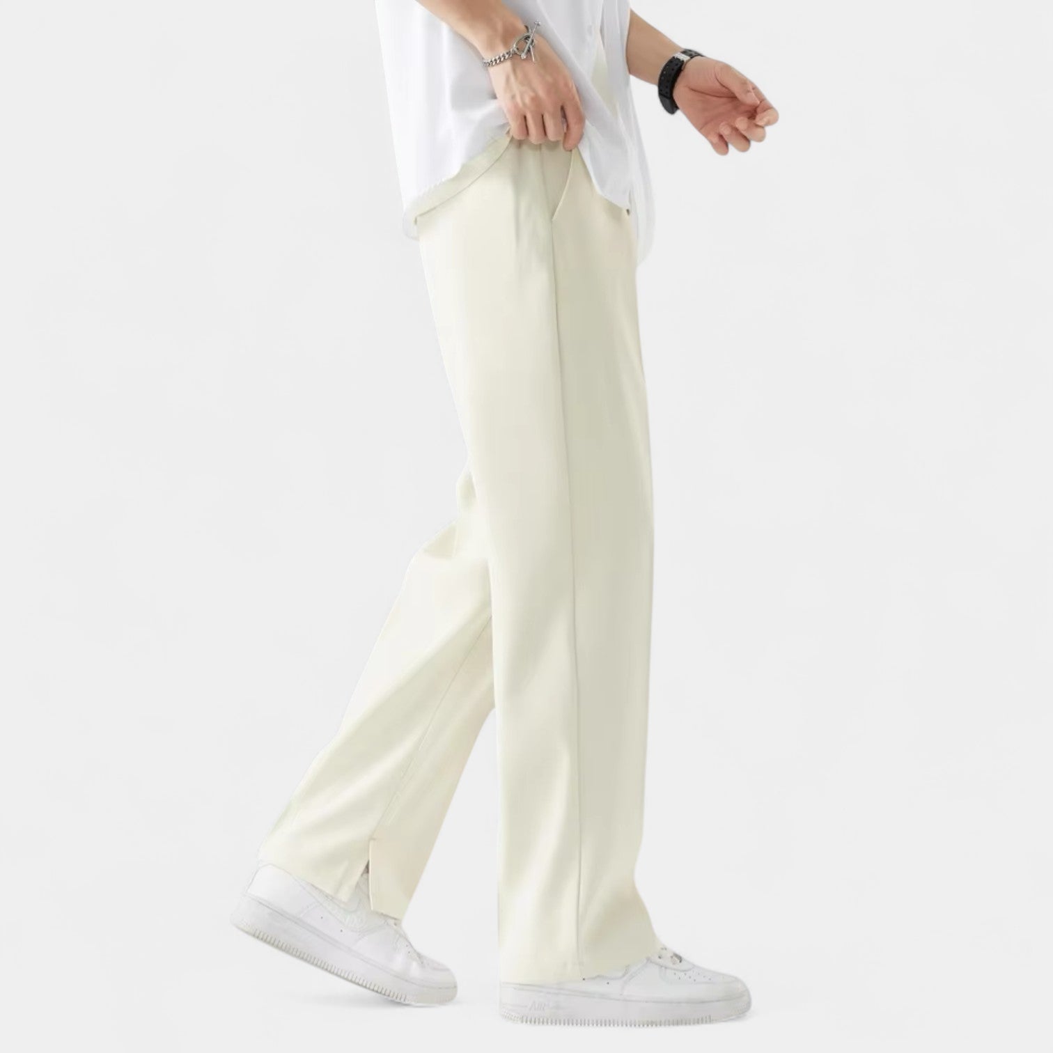 Norrskenberg | Byxor Med Raka Vida Ben för Män