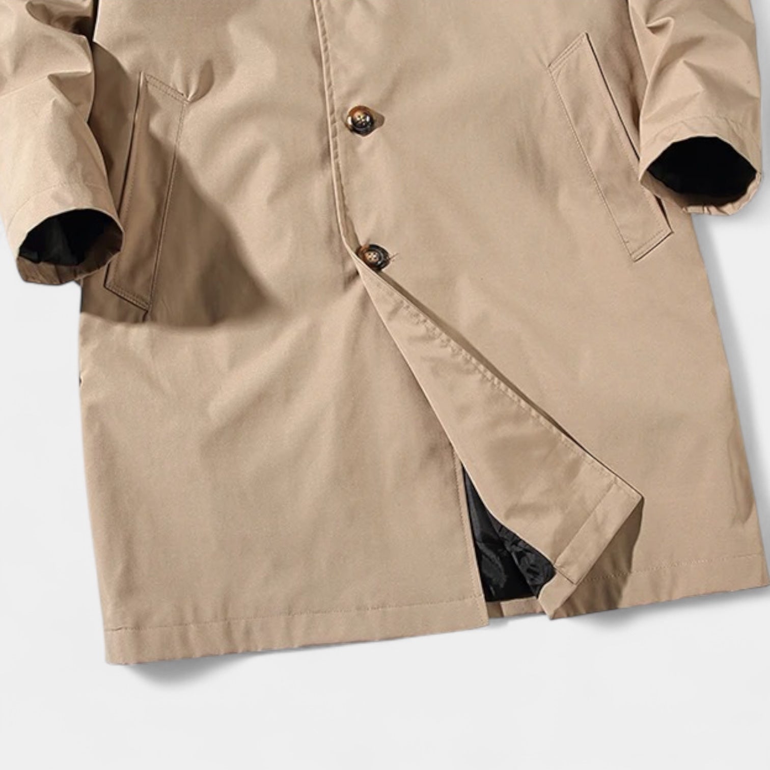 Norrskenberg | Herr Regnkappa i Trench-stil, Vattentät