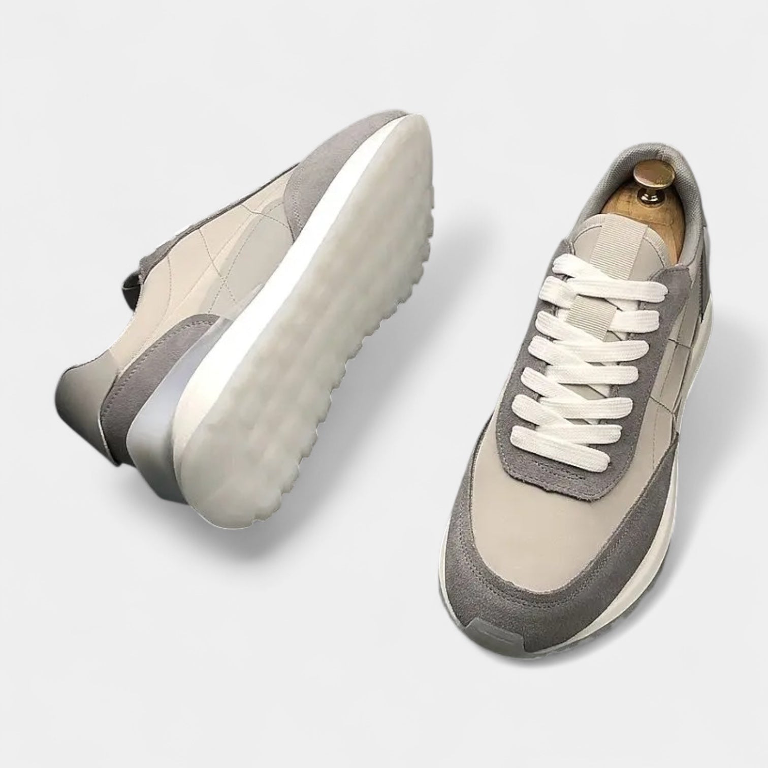 Norrskenberg | Herr Casual Sneakers – Suede & Mesh