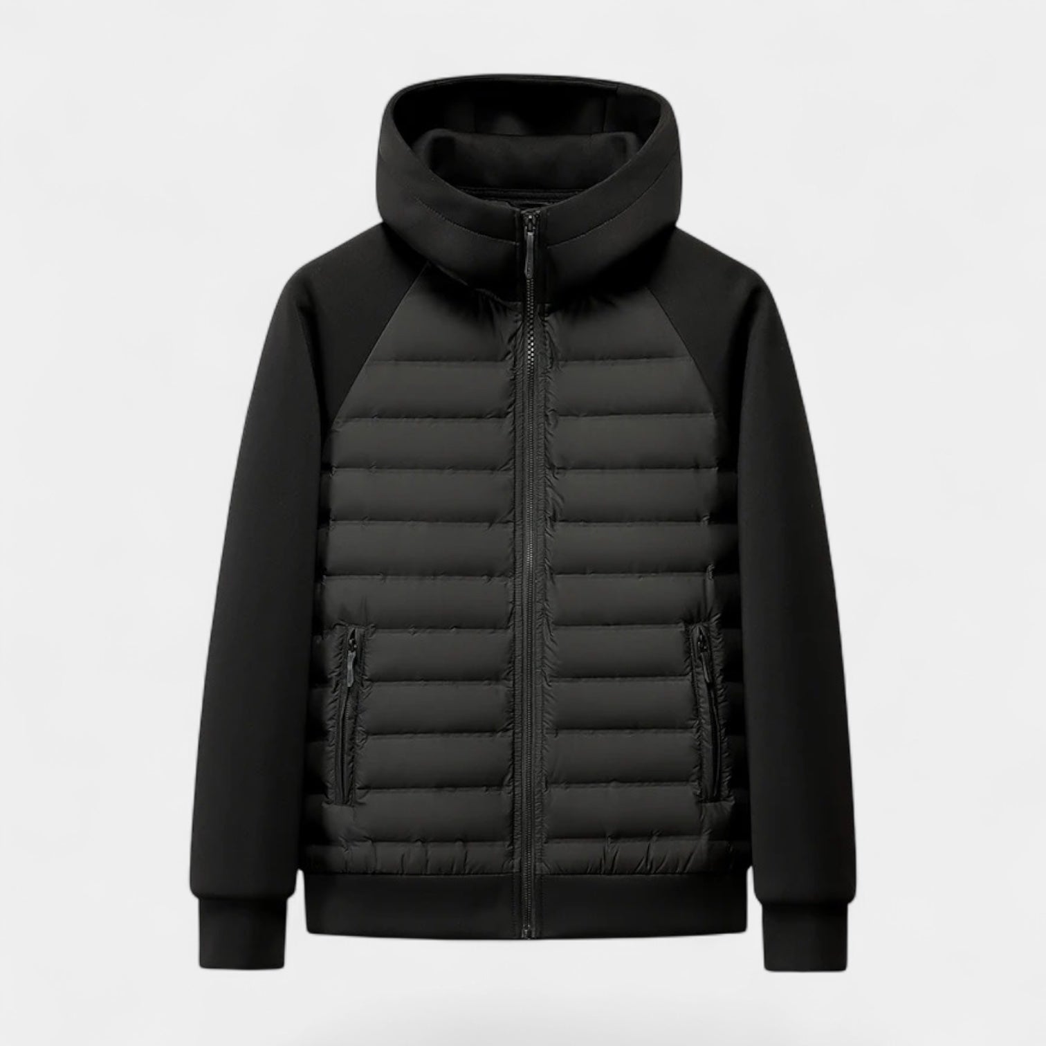 Norrskenberg | Dunjacka Lätt - Softshell Puffer med Huva