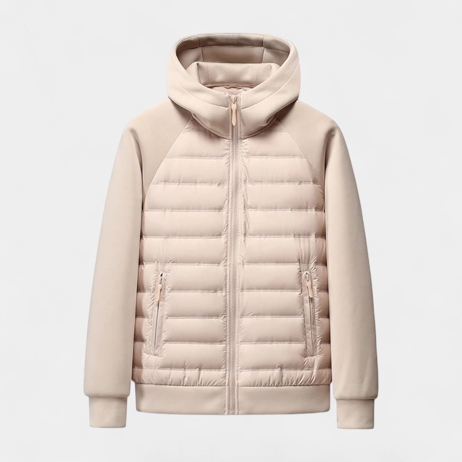 Norrskenberg | Dunjacka Lätt - Softshell Puffer med Huva